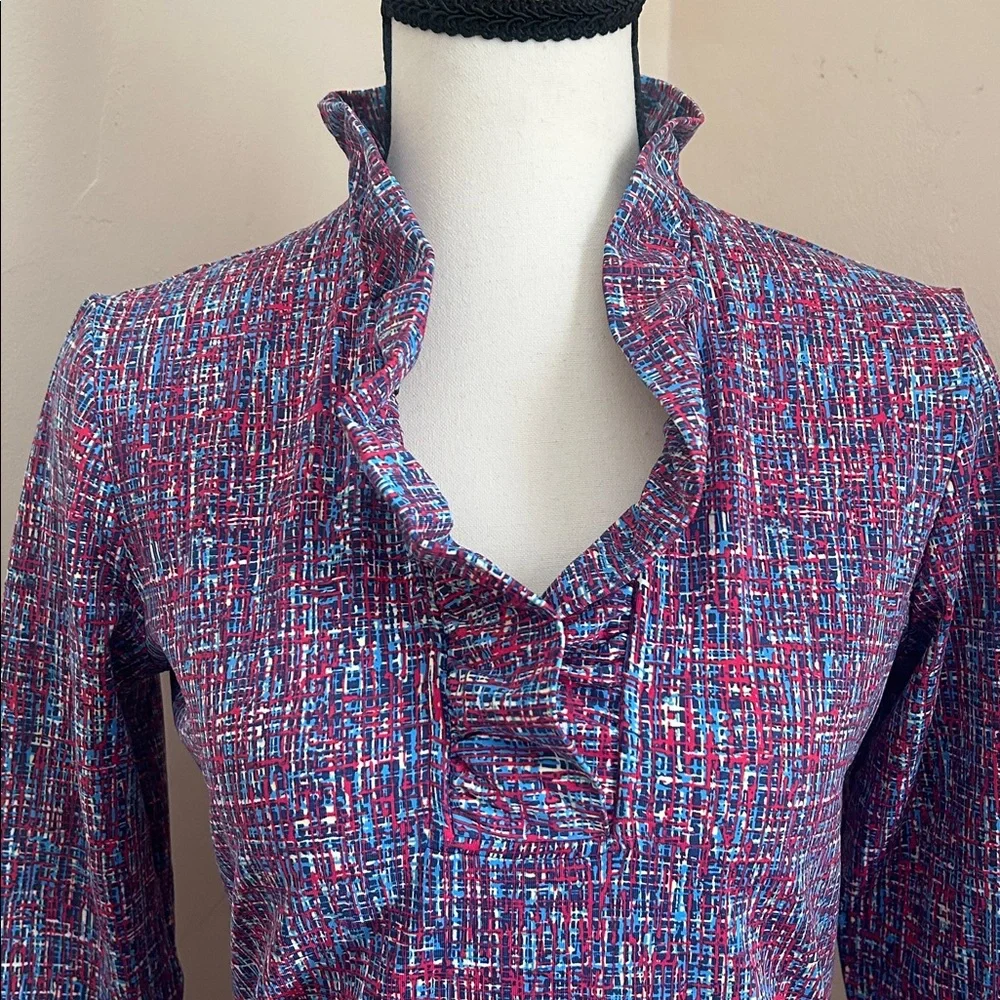J.McLaughlin Durham Ruffle Top. - Picture 5 of 9